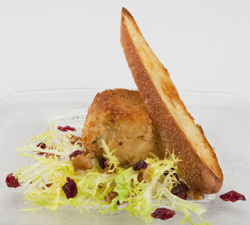 Crispy Goat’s Cheese and Cranberry Appetizer