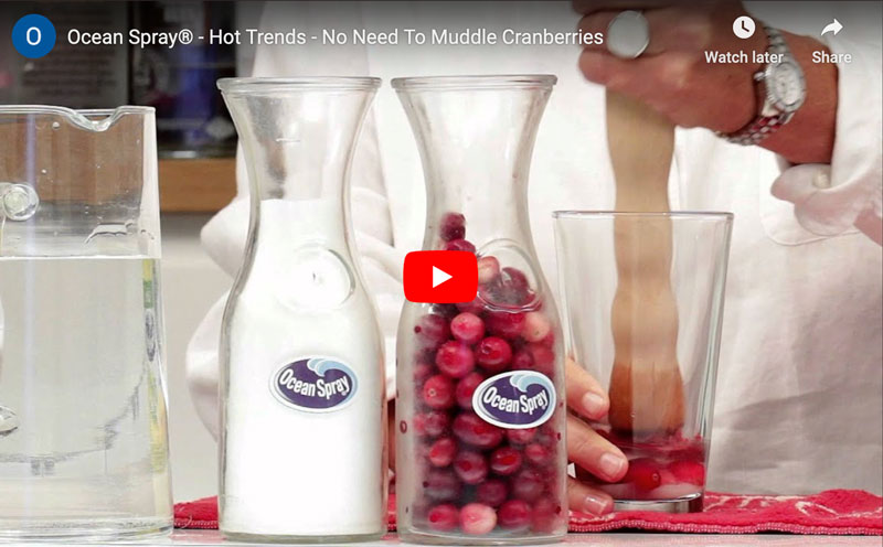 No Need to Muddle Cranberries